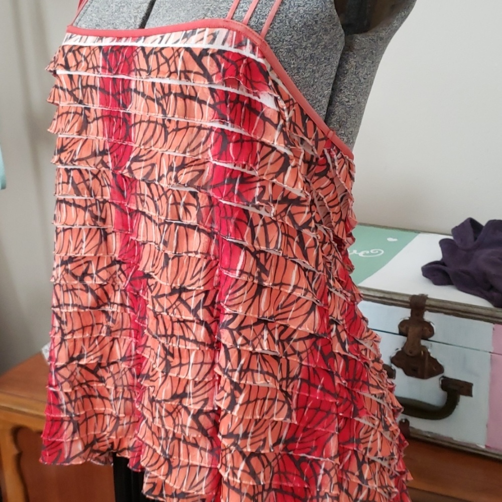Free People ruffled cami